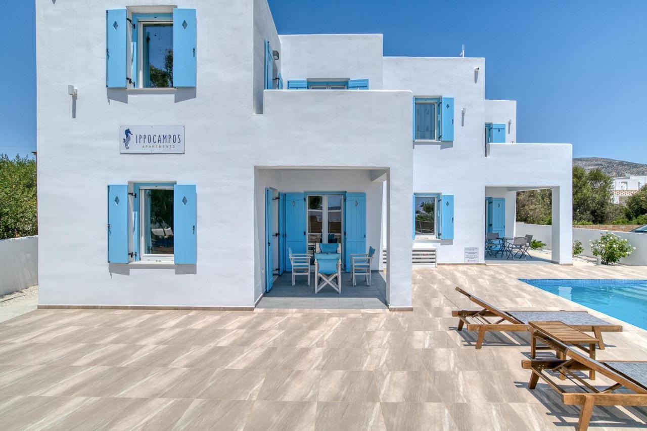 Ippocampos Seaside Serenity - Unwind At Paros Poolside Retreats Alikí エクステリア 写真